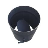 BURLAN PT CAZAN DIN OTEL 130-250MM CU CLAPETA LR1