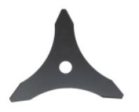 DISC MET STEA IN TREI COLTURI PT MOTOCOASA 255X1.6X25.4MM
