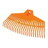 GREBLA FRUNZE PLASTIC ORANGE 22DINTI PL S